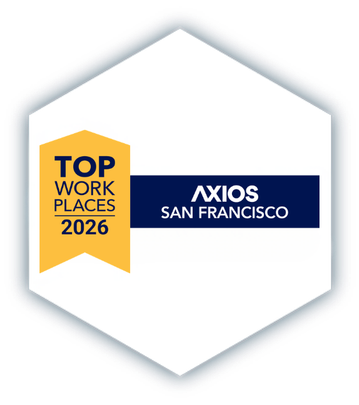2026 Axios workplace award badge